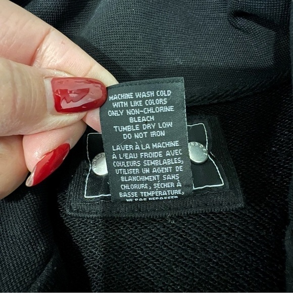 Crooks & Castles Collegiate Varsity Jacket, buttondown, pockets, Black, sz S/P - Picture 12 of 12